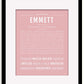 Frame Options | Dusty Rose | Black Frame, Matted