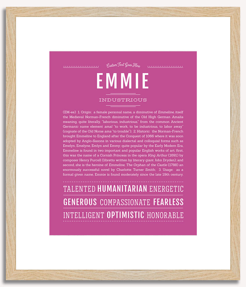 Emmie | Name Art Print