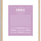 Emmie | Name Art Print