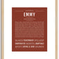 Emmy | Name Art Print