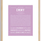 Emmy | Name Art Print