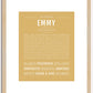 Emmy | Name Art Print