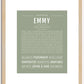 Emmy | Name Art Print