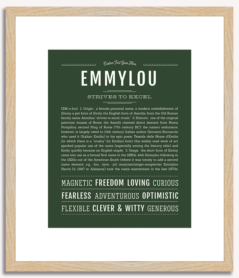 Emmylou | Name Art Print