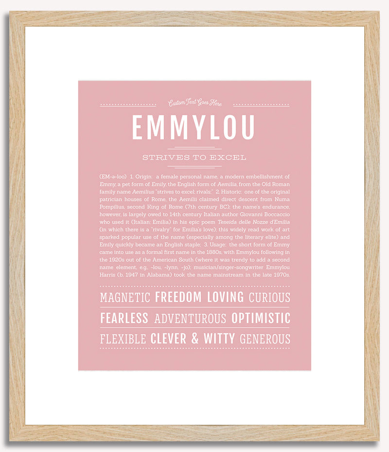 Emmylou | Name Art Print