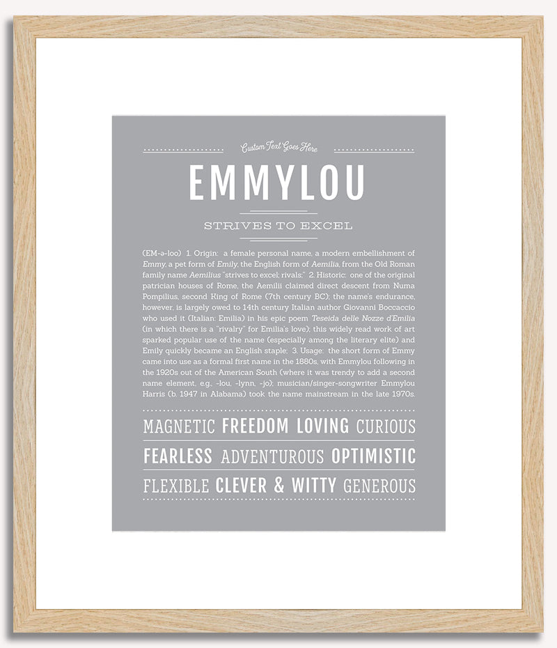 Emmylou | Name Art Print