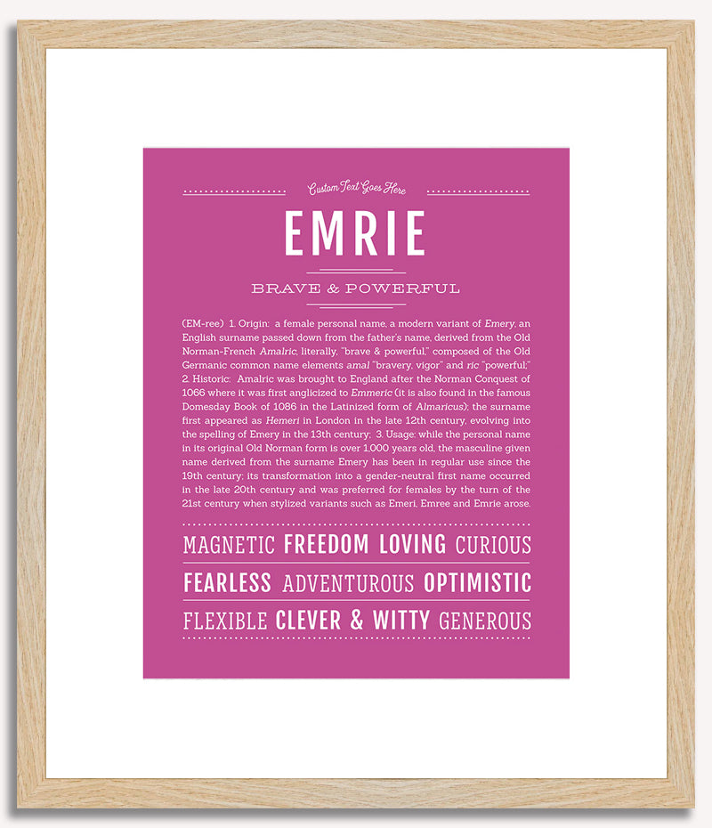 Emrie | Name Art Print