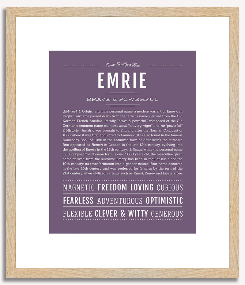 Emrie | Name Art Print