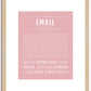 Emrie | Name Art Print