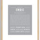 Emrie | Name Art Print