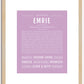 Emrie | Name Art Print