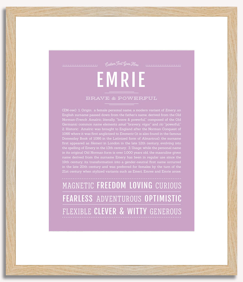 Emrie | Name Art Print