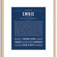 Emrie | Name Art Print