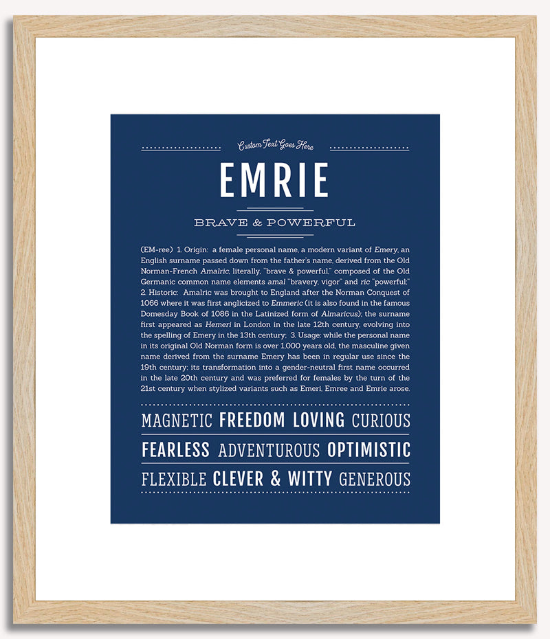 Emrie | Name Art Print