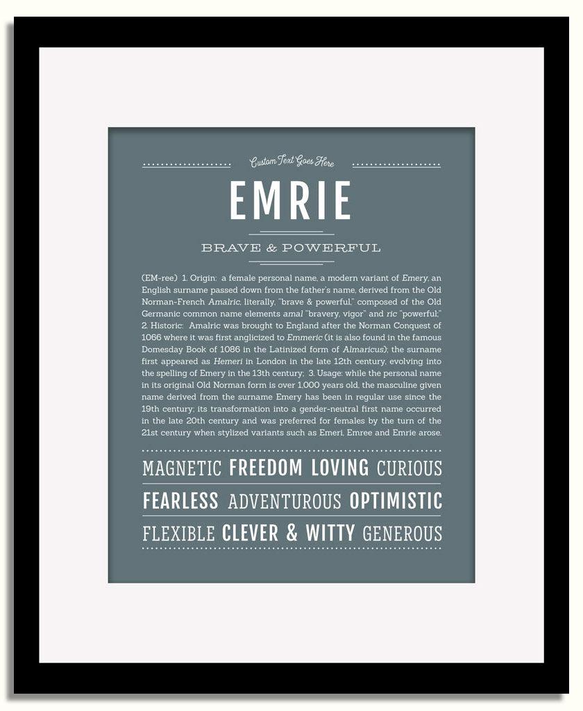 Frame Options | Night Rendezvous | Black Frame, Matted