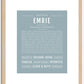 Emrie | Name Art Print