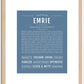 Emrie | Name Art Print