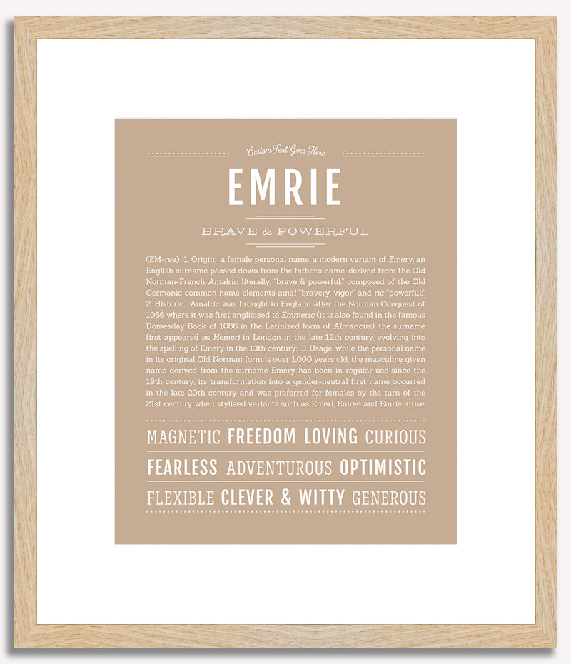 Emrie | Name Art Print