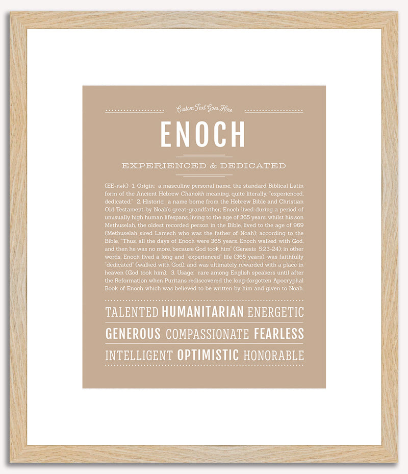 Enoch | Name Art Print