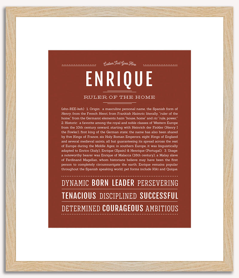 Enrique | Name Art Print