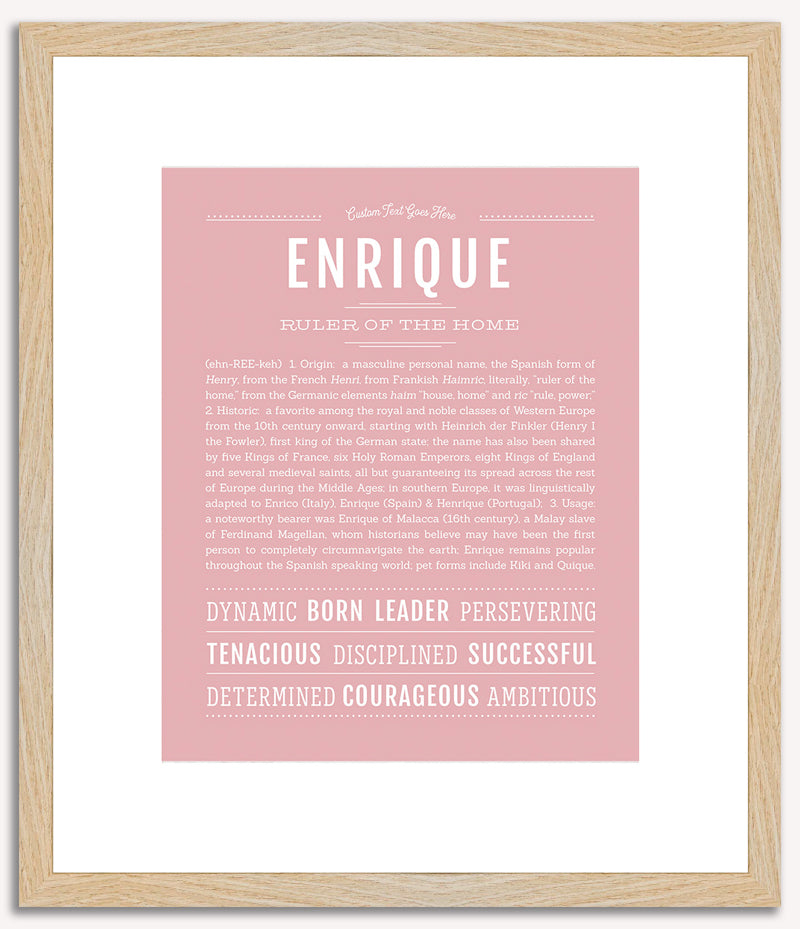 Enrique | Name Art Print