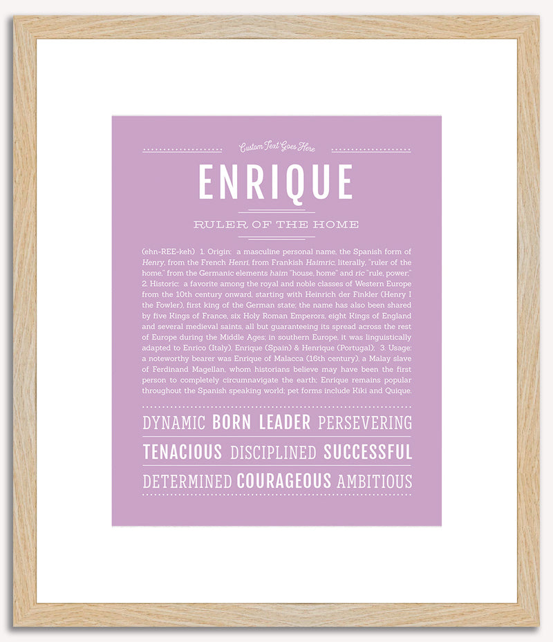 Enrique | Name Art Print