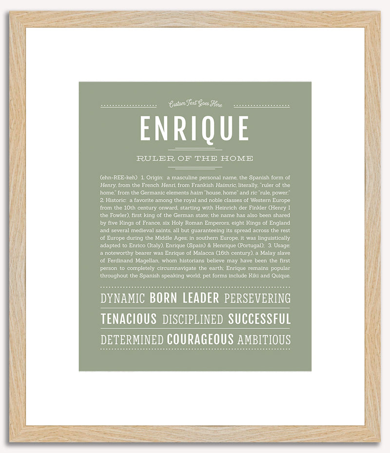 Enrique | Name Art Print