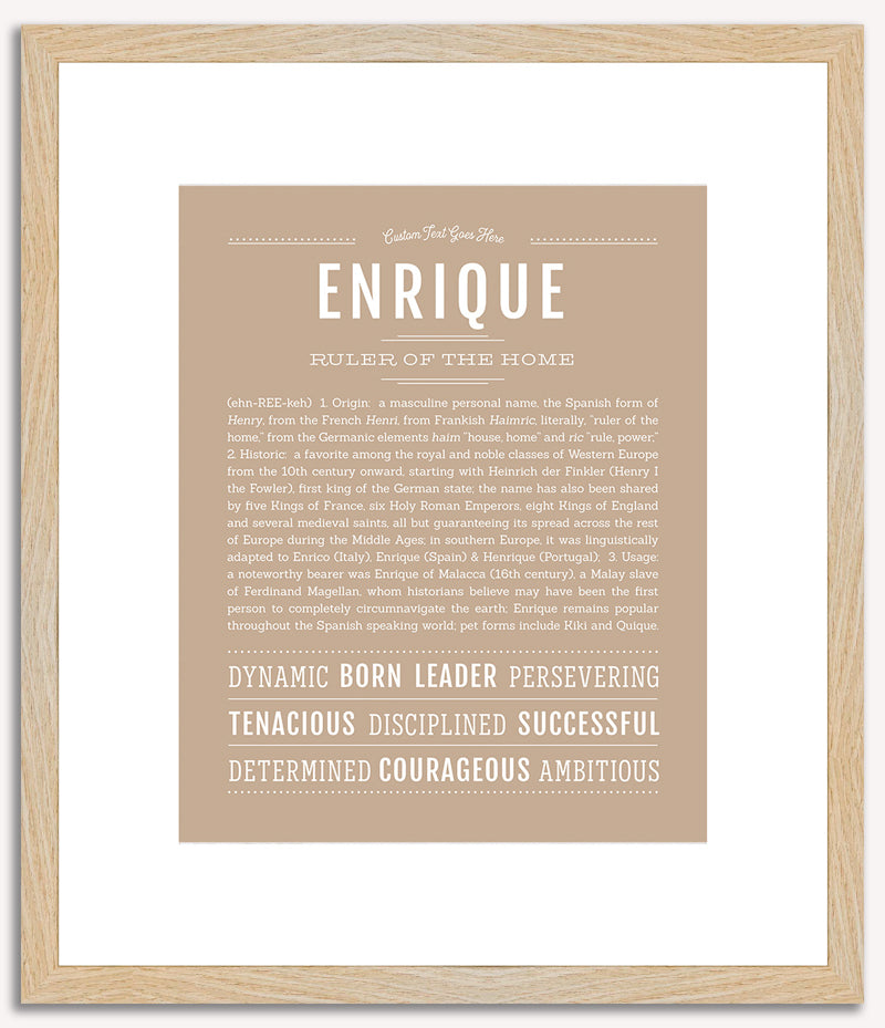 Enrique | Name Art Print