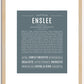 Enslee | Name Art Print