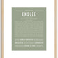 Enslee | Name Art Print