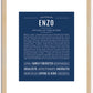 Enzo | Name Art Print