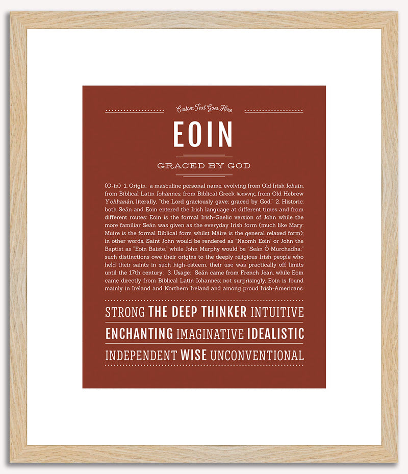 Eoin | Name Art Print