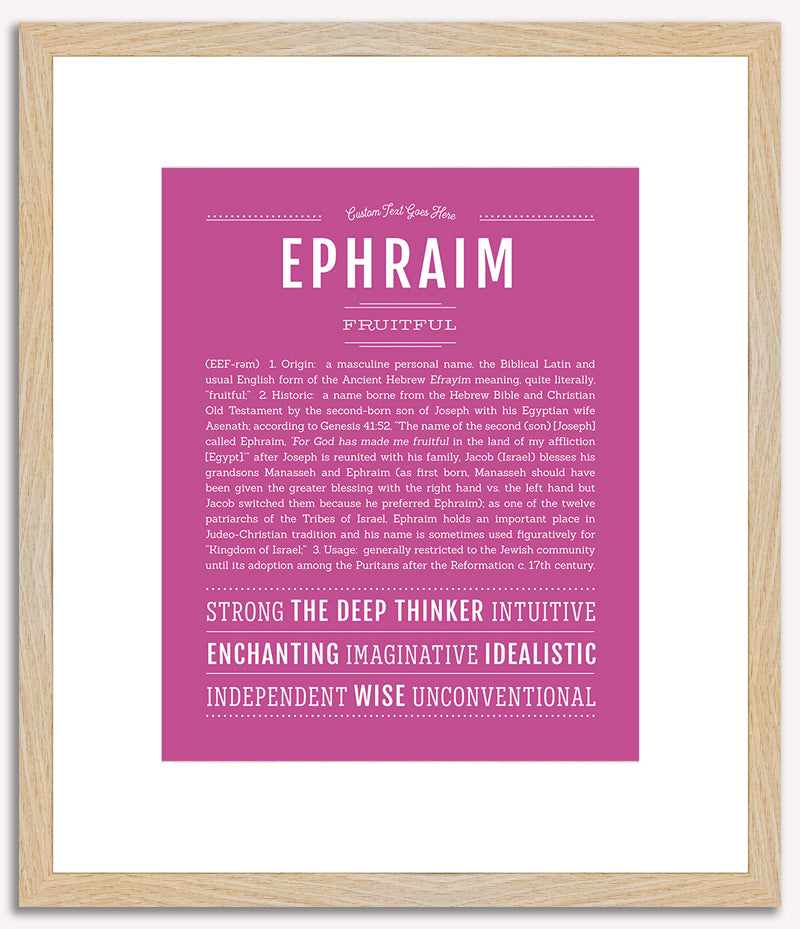 Ephraim | Name Art Print