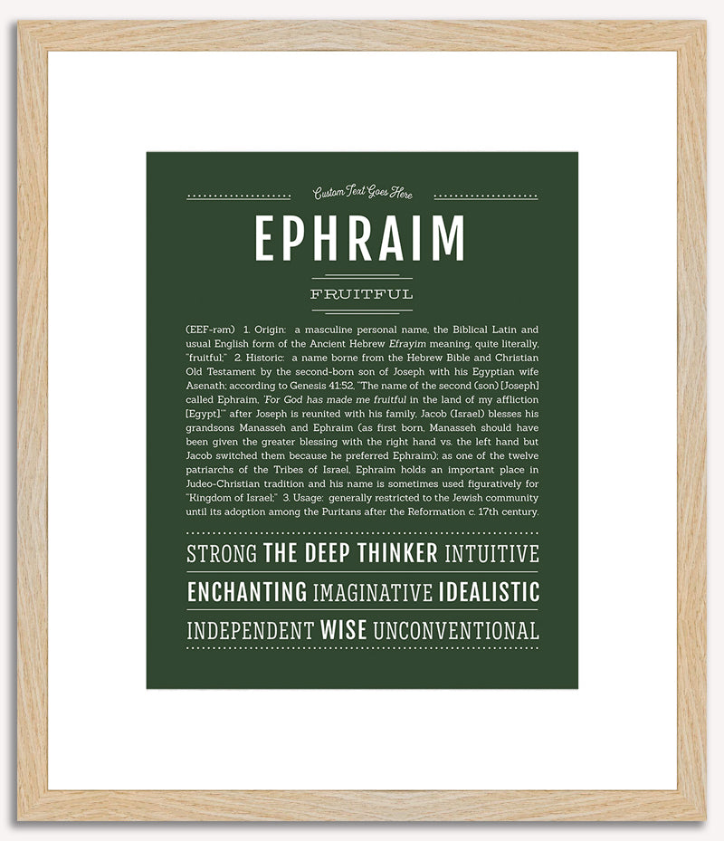 Ephraim | Name Art Print