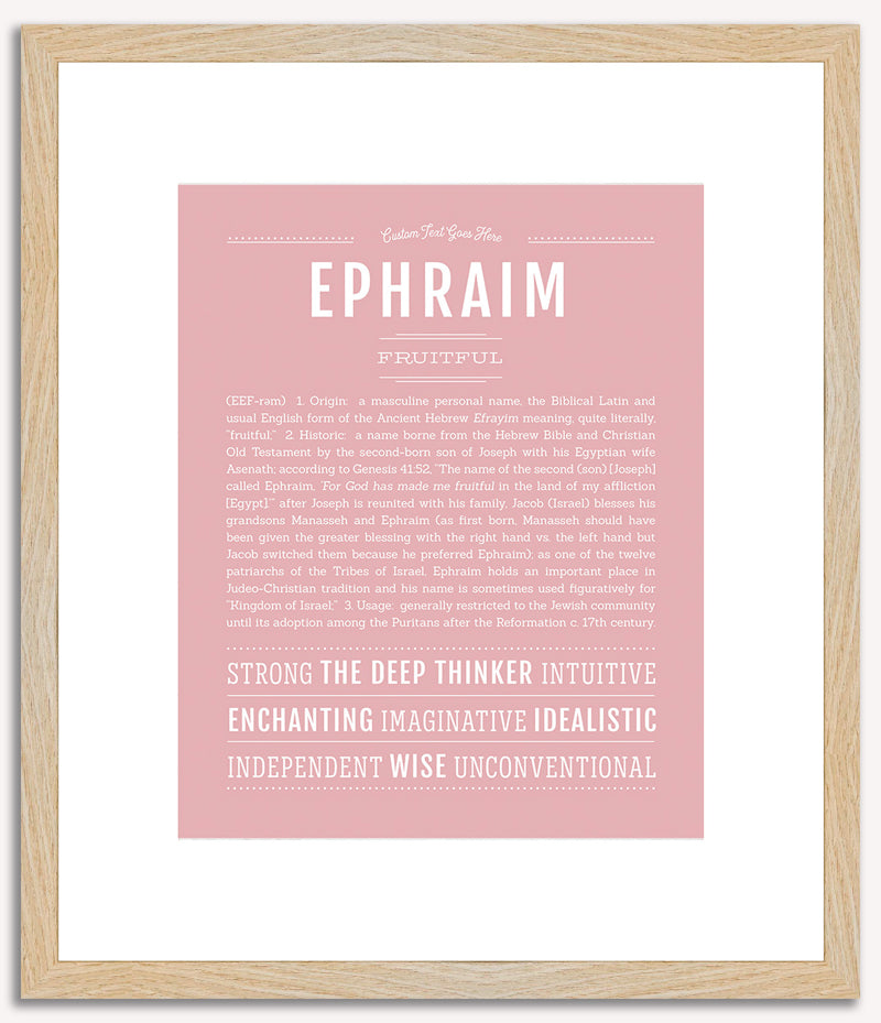 Ephraim | Name Art Print