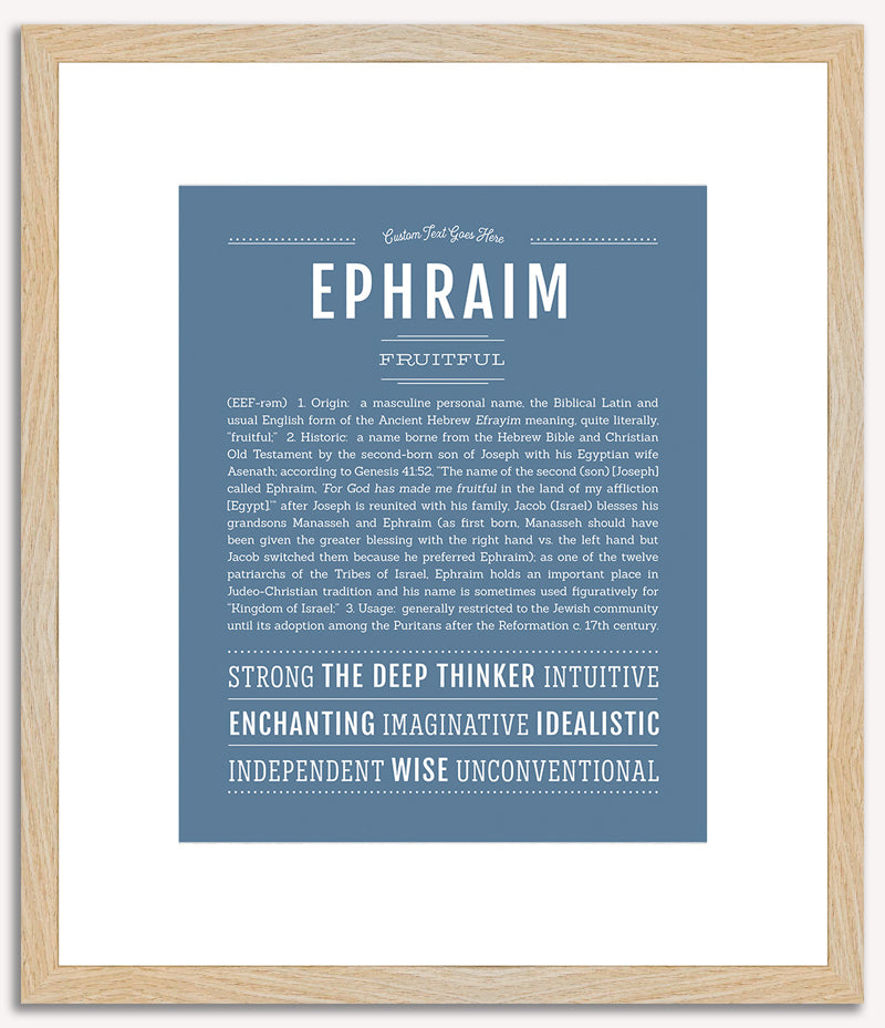 Ephraim | Name Art Print