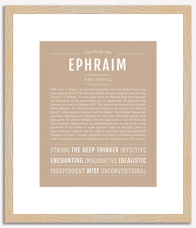 Ephraim | Name Art Print