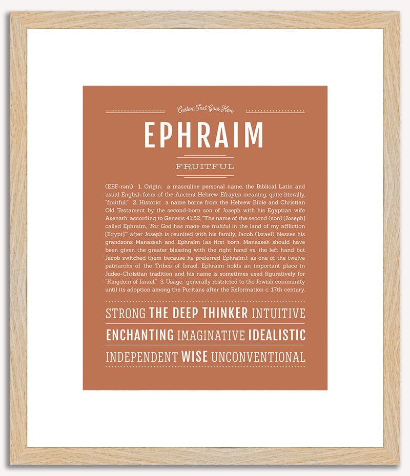 Ephraim | Name Art Print