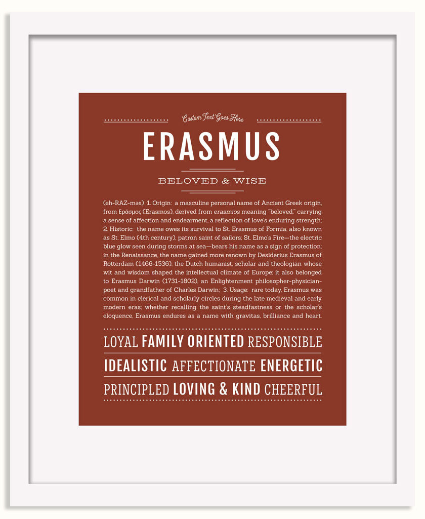 Frame Options | Bordeaux | White Frame, Matted