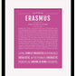 Frame Options | Dark Pink | Black Frame, Matted