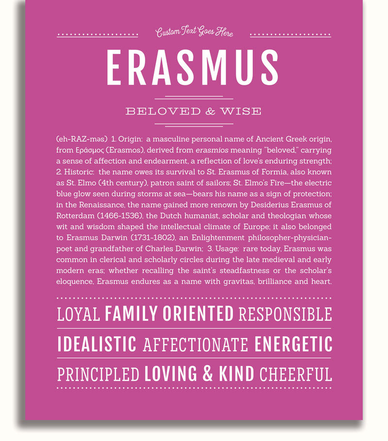 Frame Options | Dark Pink | No Frame