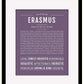 Frame Options | Deep Purple | Black Frame, Matted