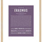 Frame Options | Deep Purple | Maple Frame, Matted