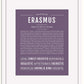 Frame Options | Deep Purple | White Frame, Matted