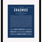 Frame Options | Midnight Blue | Black Frame, Matted