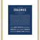 Frame Options | Midnight Blue | Maple Frame, Matted