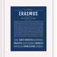 Frame Options | Midnight Blue | White Frame, Matted