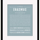 Frame Options | Powder Blue | Black Frame, Matted