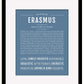 Frame Options | Steele Blue | Black Frame, Matted