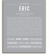 Eric | Name Art Print – Name Stories